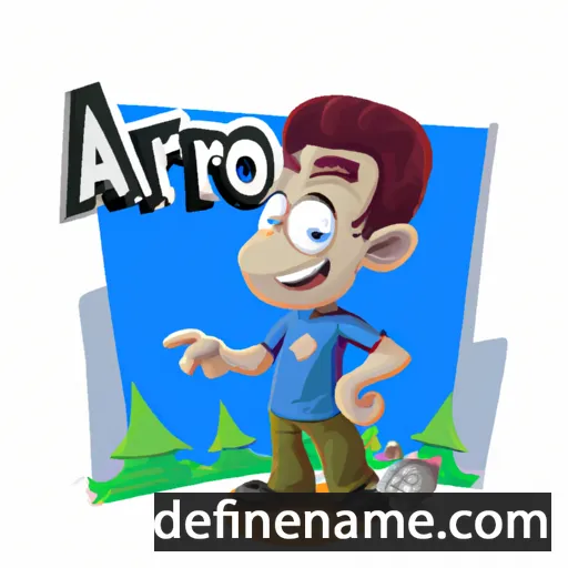 cartoon of the name Aarto