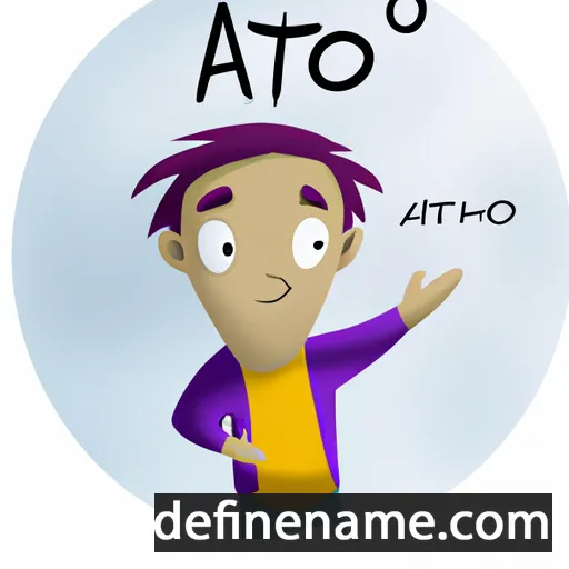 cartoon of the name Aato