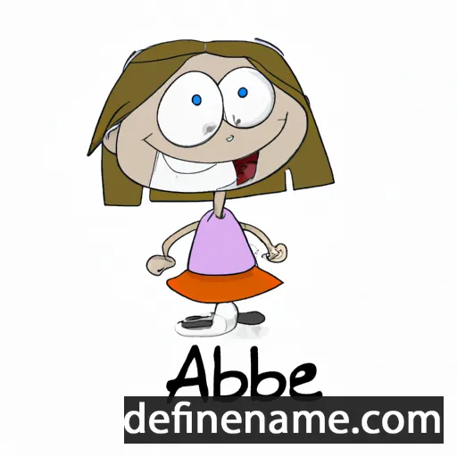 cartoon of the name Abbeke