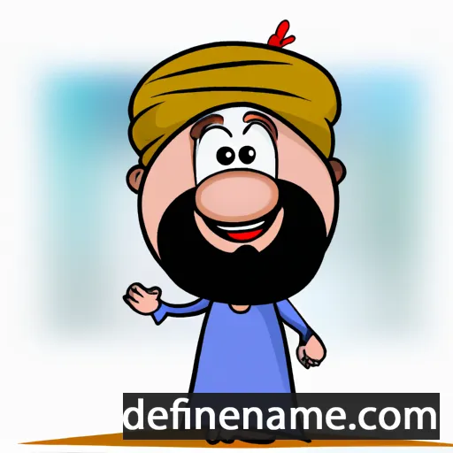 cartoon of the name Abd al-Basit