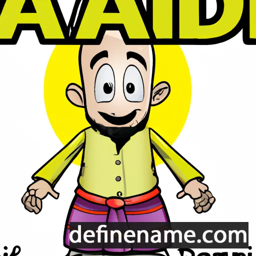 cartoon of the name Abd al-Hadi