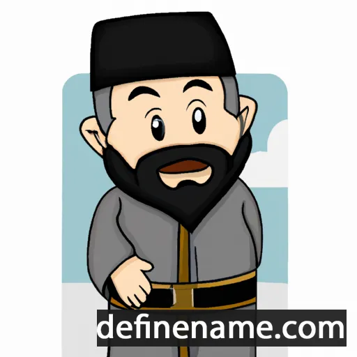 cartoon of the name Abd al-Halim