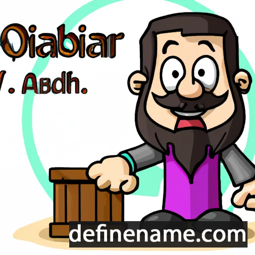 cartoon of the name Abd al-Qahar