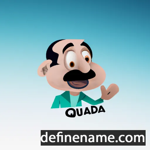 cartoon of the name Abd al-Quddus