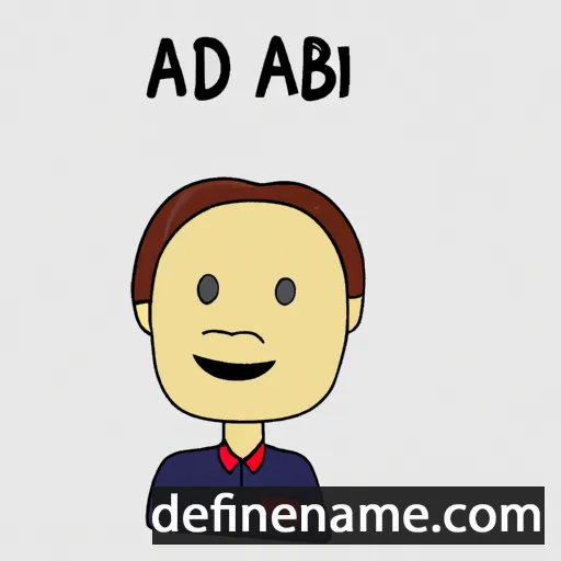 cartoon of the name Abd Razak