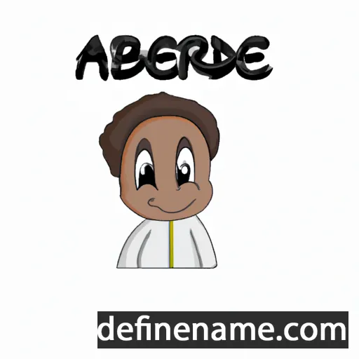 cartoon of the name Abdère