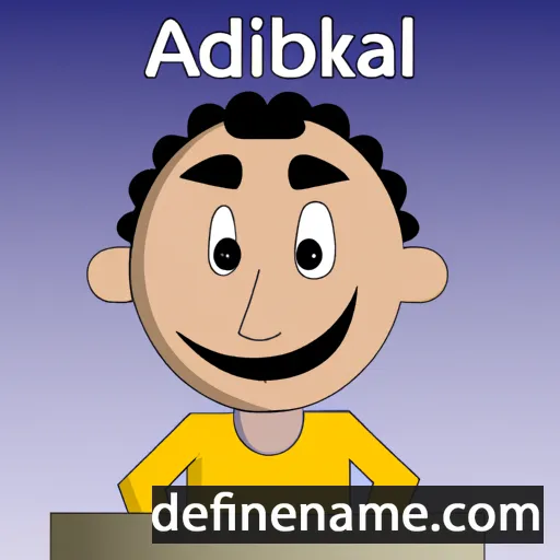 cartoon of the name Abdelhak