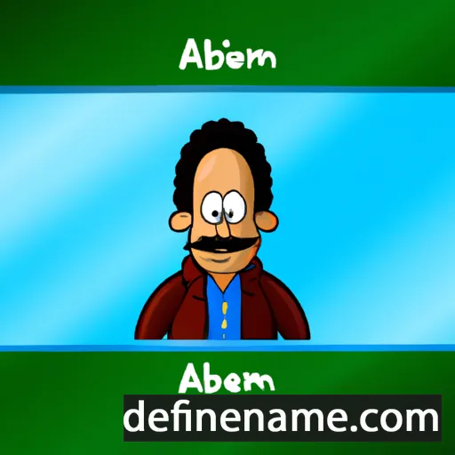 cartoon of the name Abdelkrim