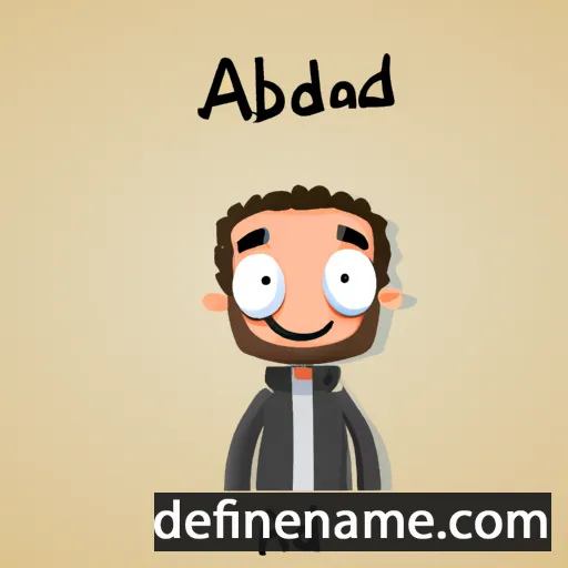 cartoon of the name Abdelmadjid