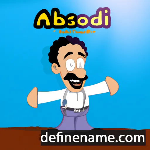 cartoon of the name Abdelrasoul