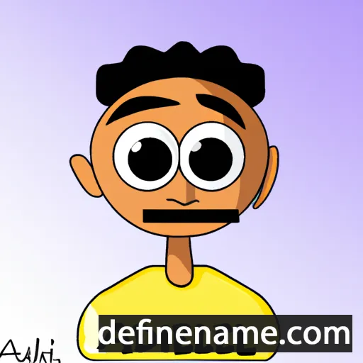 cartoon of the name Abdihel