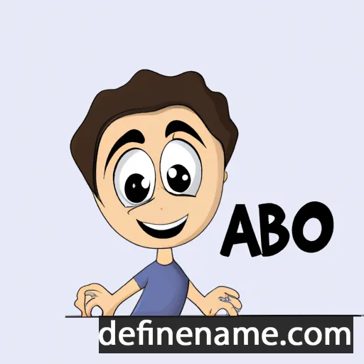 cartoon of the name Abdo