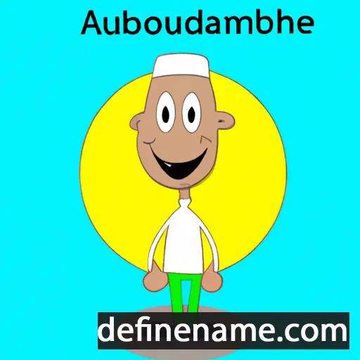 cartoon of the name Abdourahmane