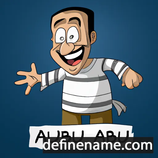 cartoon of the name Abdu