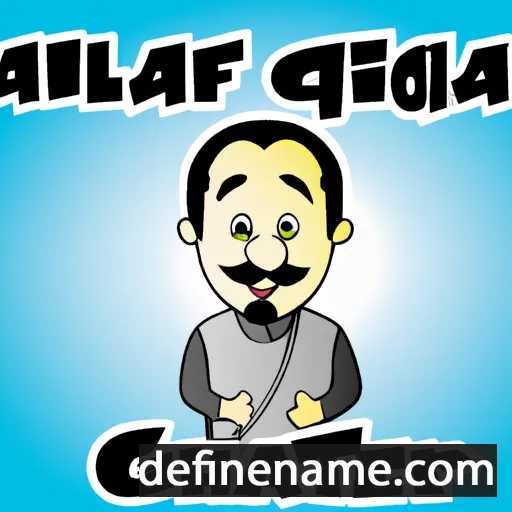 cartoon of the name Abdul Ghaffar