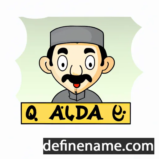 cartoon of the name Abdul Qadir