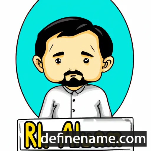 cartoon of the name Abdul Rahim