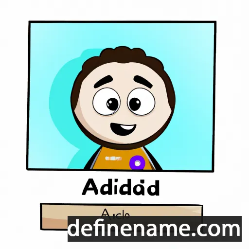 cartoon of the name Abdul-ahad