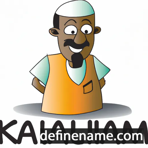 cartoon of the name Abdul-khalim