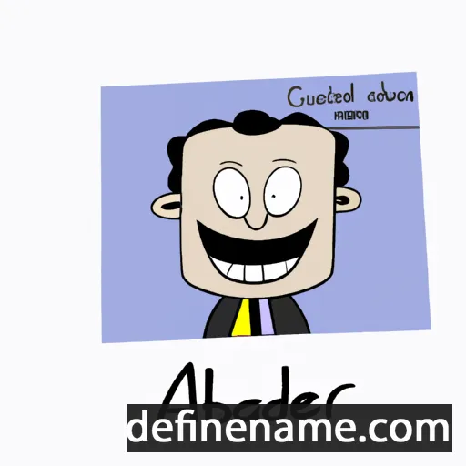 cartoon of the name Abdulcader