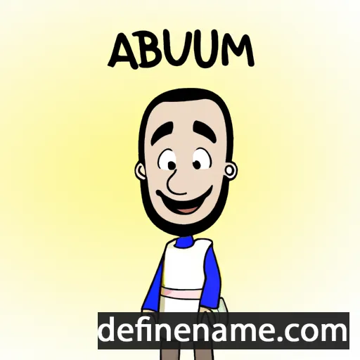 cartoon of the name Abdulcarim