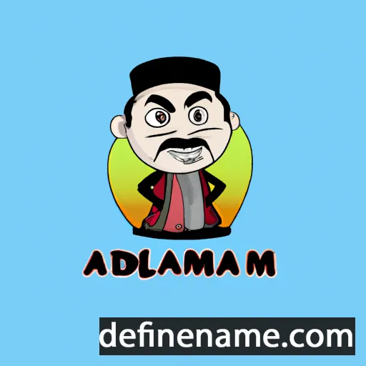 cartoon of the name Abdulracman