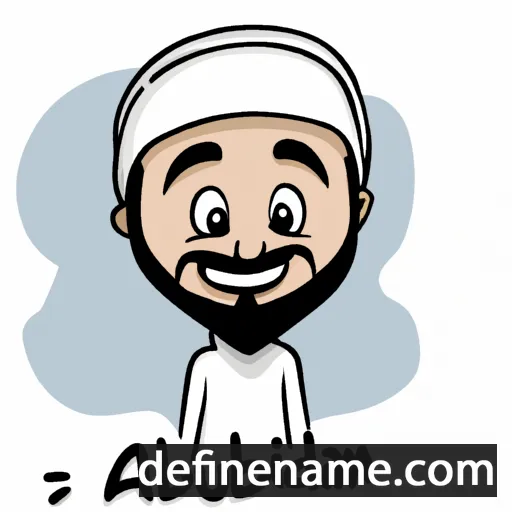 cartoon of the name Abdulrahim