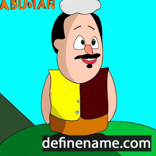 Abdurehimjan cartoon