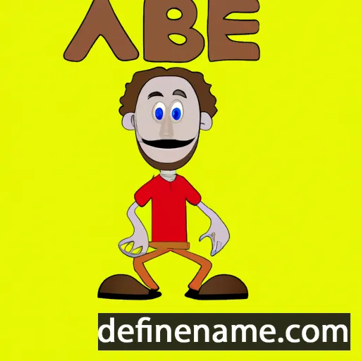 cartoon of the name Abélk