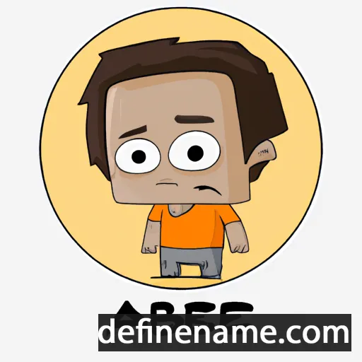 cartoon of the name Abe