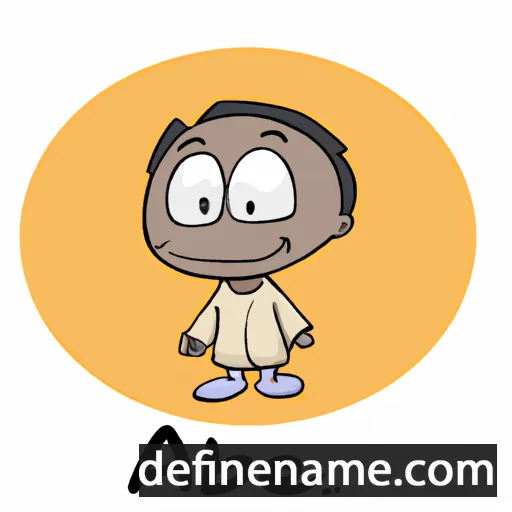 cartoon of the name Abebe