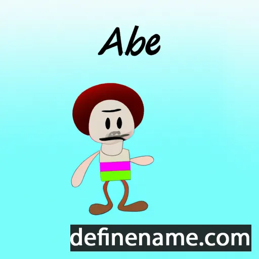 cartoon of the name Abebi