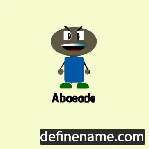 Abegunde cartoon