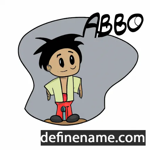 cartoon of the name Abeko