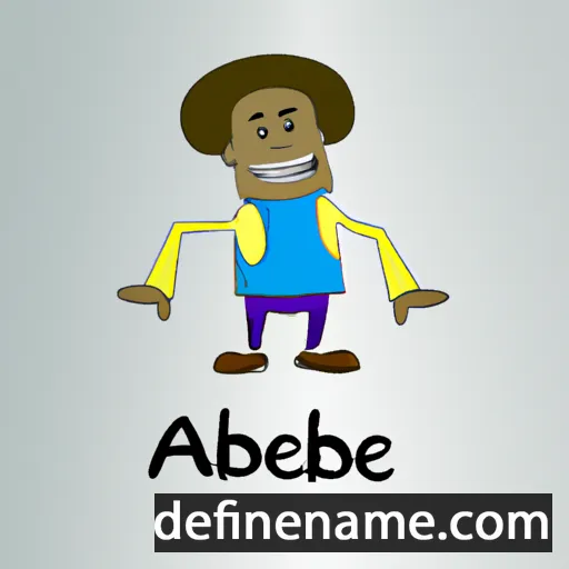 cartoon of the name Abeleke