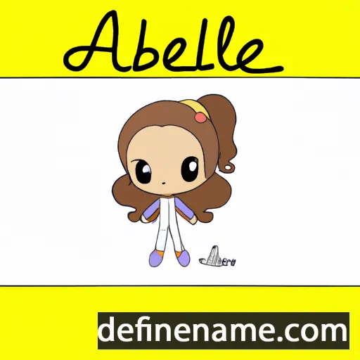 cartoon of the name Abeliñe