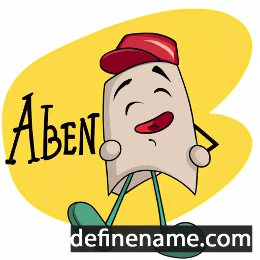 cartoon of the name Abentín