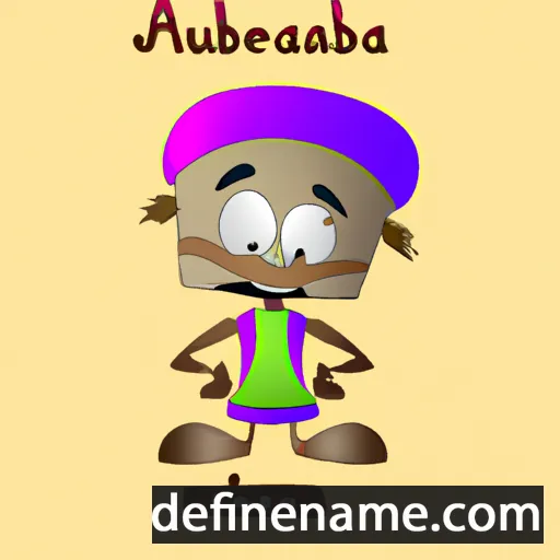 cartoon of the name Aberuagba