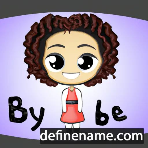 cartoon of the name Abeya