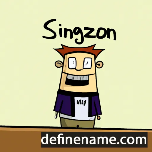 cartoon of the name Zsigmond