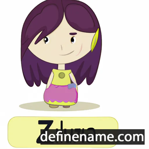 cartoon of the name Zuleima