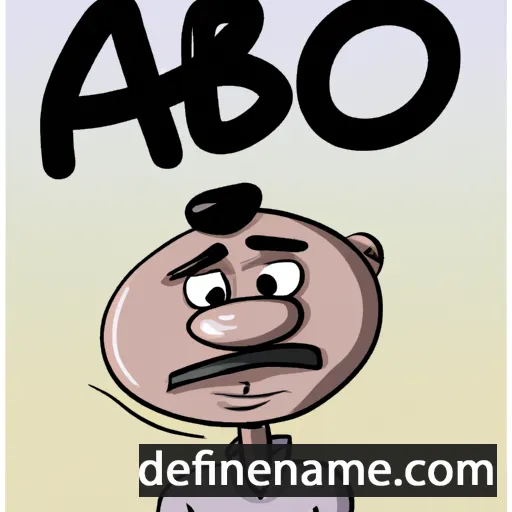 Ábo cartoon