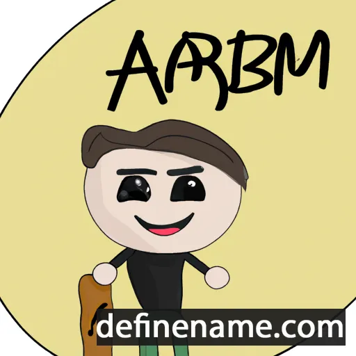 Ábram cartoon