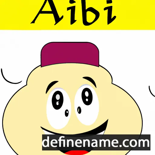 cartoon of the name Abidat