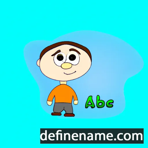 cartoon of the name Abie