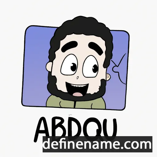 cartoon of the name Abioud