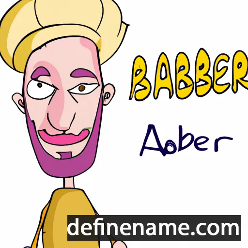 cartoon of the name Abobaker