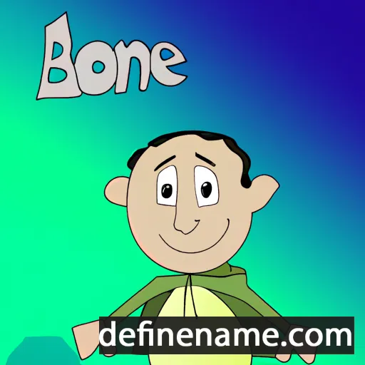 cartoon of the name Abone