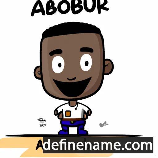 Aboubakar cartoon