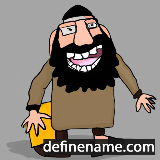 cartoon of the name Abrahamek